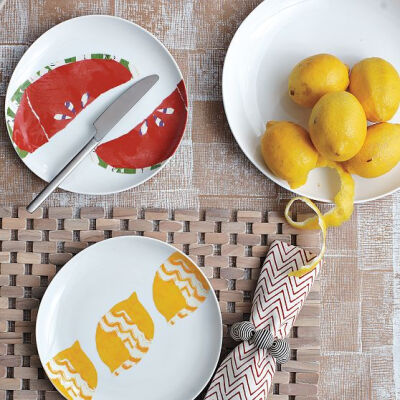 Fruit Dessert Plates | west elm Detailed View