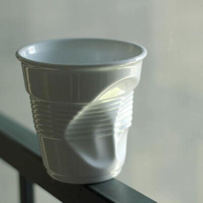 折纸褶皱异形陶瓷杯