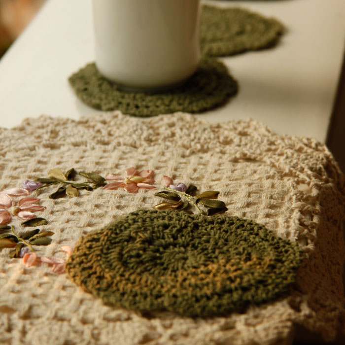  隔热垫 杯垫 餐垫 多用装饰垫 编织