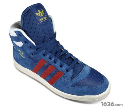 adidas Originals Decade Hi Suede 蓝/红/金 ~