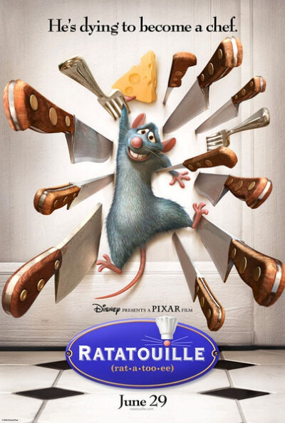 【料理鼠王 Ratatouille 】对美食和动画无法抗拒欸！