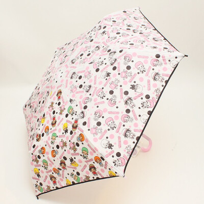 日本正品代购ONE PIECE海贼王粉柄折叠雨伞