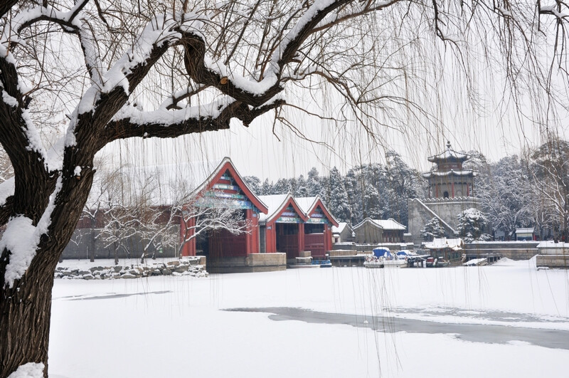 颐和园雪景