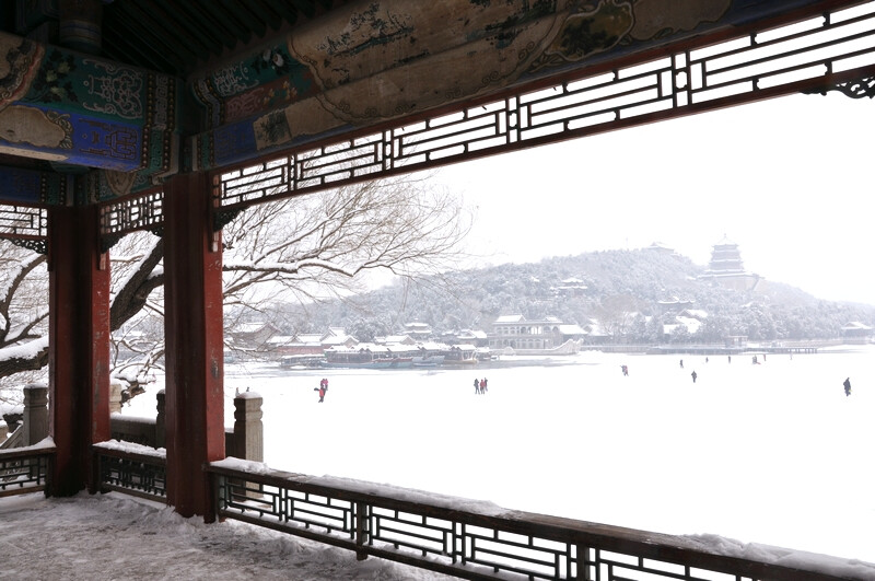 颐和园 雪景