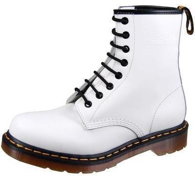 Dr Martens 8孔马丁靴1460~呛口小辣椒白款