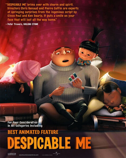 【卑鄙的我Despicable Me】给你读睡前故事的“坏人”~