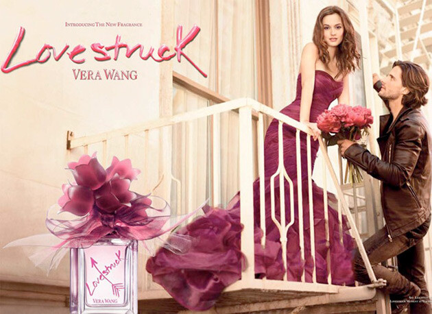 莉頓·梅斯特Leighton Meester代言Vera Wang 新香水《Love struck》在2011年6月于美国上市。阳台 婚纱 玫瑰花 美女 帅哥，广告展唯美风情，上演现代版的“罗密欧与朱丽叶”。XOXO~~~