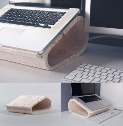  Dopludo Laptop Stand 设计师范儿的笔记本木架子