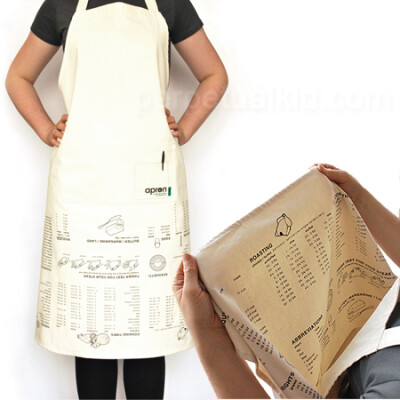  Upside Down Apron with Cooking Guide 妈妈的围裙上就有秘诀噢！