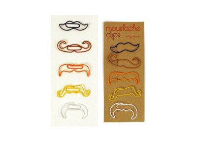 Moustache Clips — 胡子老爹回形针