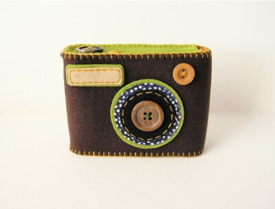  Felt iPhone and Camera Case felt camera case 毛毡相机套