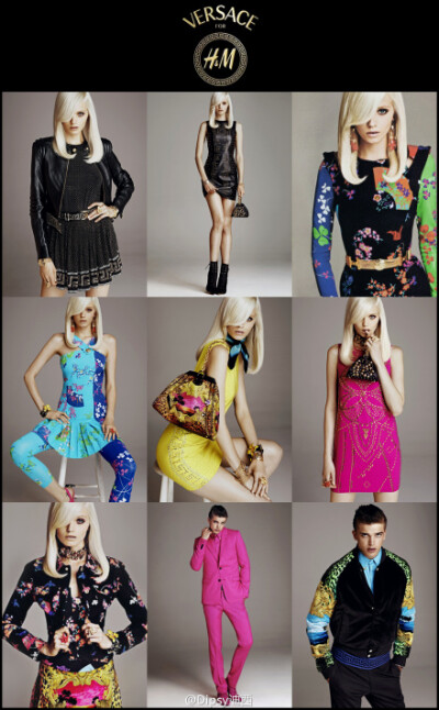 Versace for H&M Lookbook