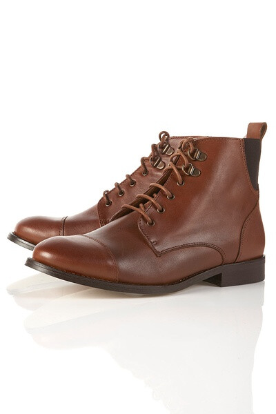 Top Shop ALF Lace up Vintage Style Boot