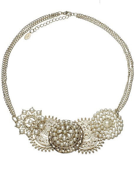 Accessorize Sahara Pearl Collar Necklace