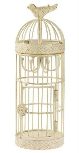 好萌~Boutique Victoria Medium Antique Birdcage Jewellery Hanger
