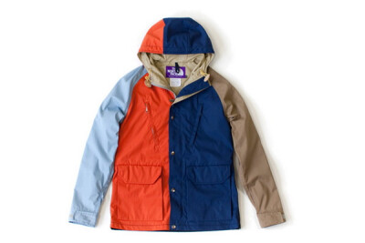 复古机能大作，The North Face Purple Label全新Multi-Colored Mountain Parka ~