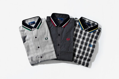 精锐气质，联名再现，BEAMS x Fred Perry 3/4 Length Shirts | ~