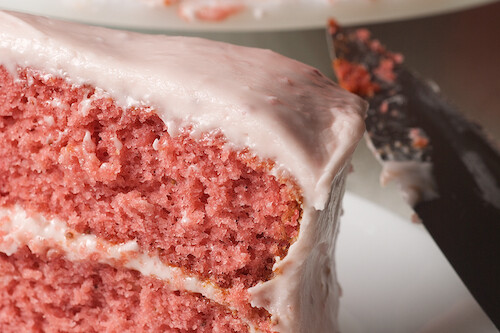 Strawberry Cake with Strawberry Cream Cheese Frosting | Bake or Break 草莓奶油的草莓蛋糕……好拗口啊XD