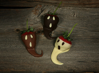 幽灵巧克力草莓 ~可爱吧 ~