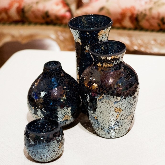  玻璃马赛克花瓶