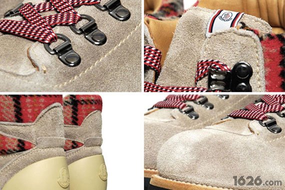 Moncler V Wool Patch Suede Mountain Boot山地靴~