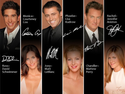 【老友记 Friends 】六个带给人快乐的好朋友~