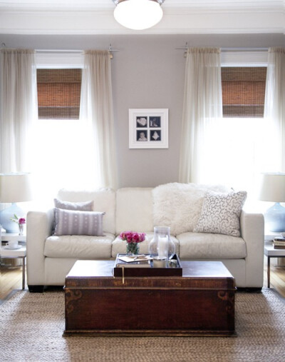 love the window treatments