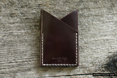 Triple Slot Card Wallet - The Revelation Wallet in Shell Cordovan | Barrett Alle… Revelation Wallet - Shell Cordovan