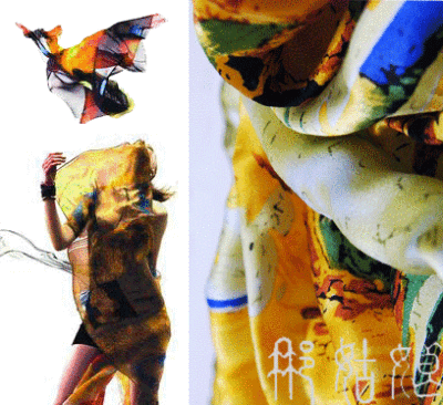 梵高油画版——真丝丝巾