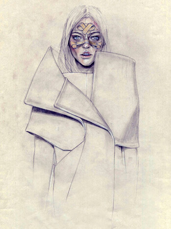 Fashion Illustrations by Cedric Rivrian i时装插画.。