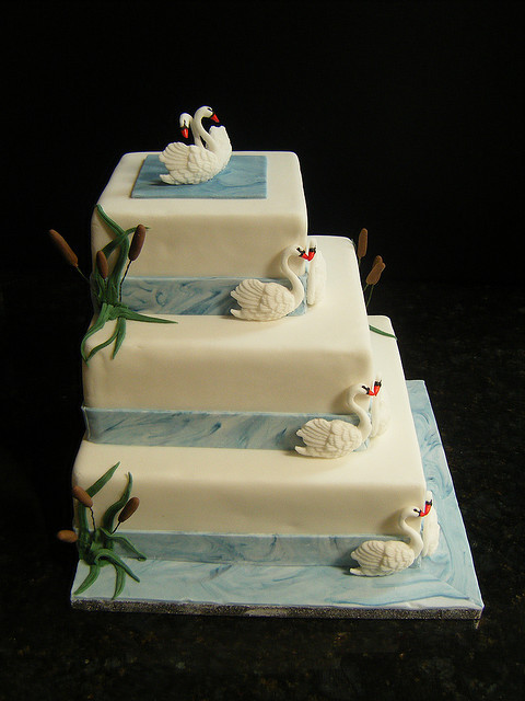 Swan Wedding Cake