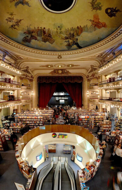 The bookstore El Ateneo in Buenos Aires