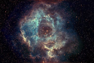 Rosette Nebula 。到底是藏匿了多少秘密，所以它们始终不能被看清。