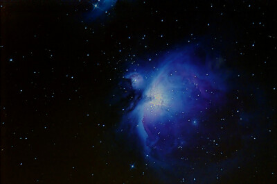Orion Nebula。幽蓝，神秘的色彩。