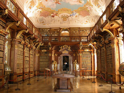 Melk Monastery Library, Melk, Austria