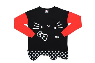 香港代购Hello Kitty x le coq sportif x Catalog波浪边T恤