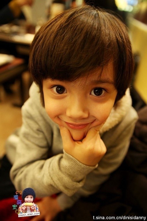 I think he is a korean boy..still cute