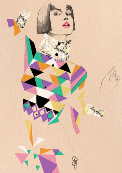 Brilliant Fashion Illustrations – Sandra Suy时装插画。