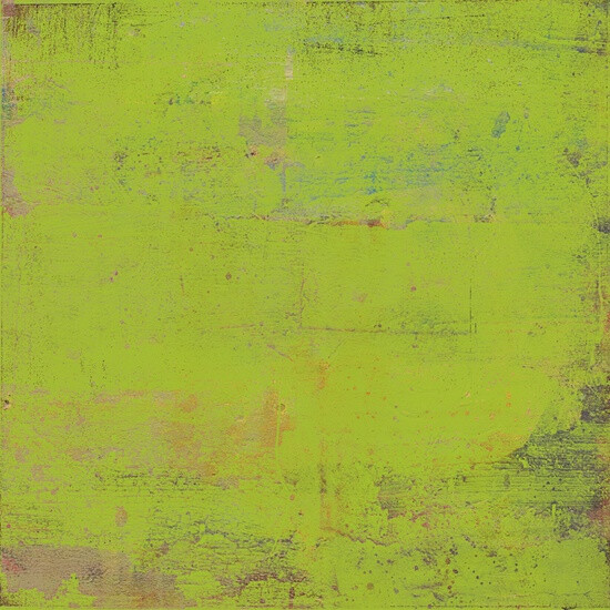 绿色花背景，杂色显出了做旧的质感