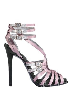 Roger Vivier 2011-2012 Spider Sandal系列粉色晚装高跟鞋