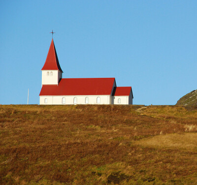 Church in Vik, Iceland 很美的风光