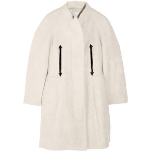 Carven Alpaca and wool-blend coat