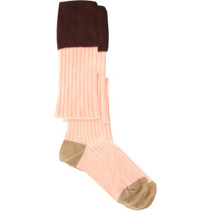 Paul Smith Color Block Ribbed Socks