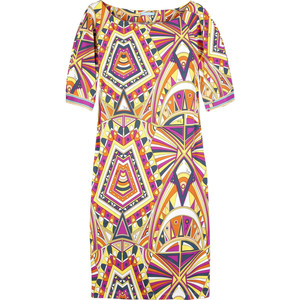 Emilio Pucci Printed stretch-cotton dress