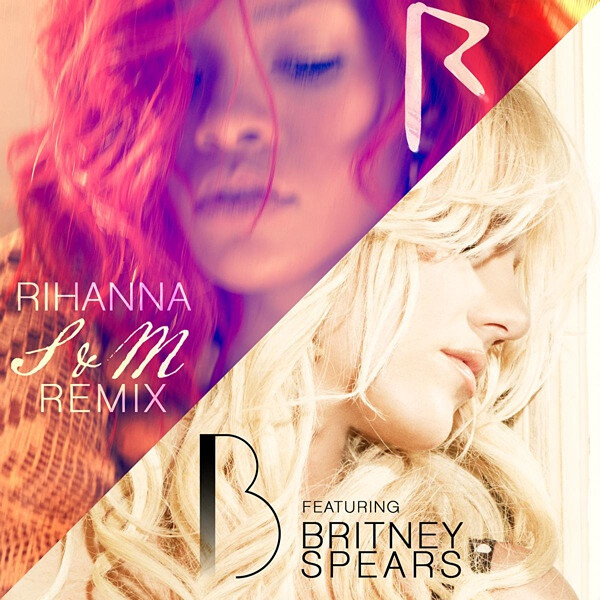 Rihanna featuring Britney Spears - S&M (Remix) (Official Single Cover)