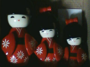 一套红和服的女纸~