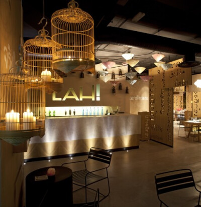 LAH! Restaurant / IlmioDesignBy Christopher Henry — Filed under: Hotels and Restaurants ,Interiors ,Selected , IlmioDesign, Madrid, Spain