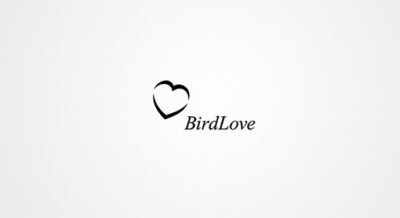 birdlove 两只鸟围成的爱心