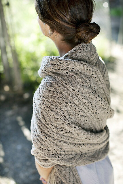 Winter comfort....Topiary shawl by Michele Wang knit in Shelter by Brooklyn Tweed.http://www.ravelry.com/patterns/library/topiary