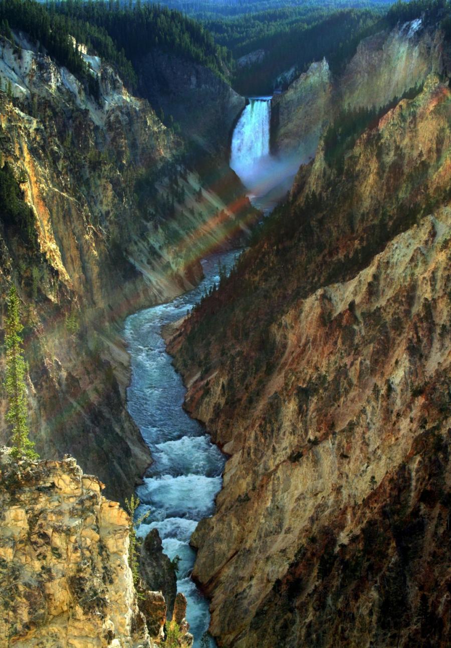 Adam Olson, Lower Falls in the Grand Canyon of the Yellowstone